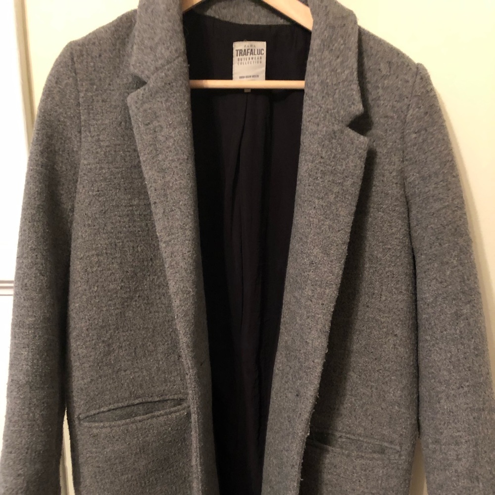 ZARA - Trafaluc GREY COAT